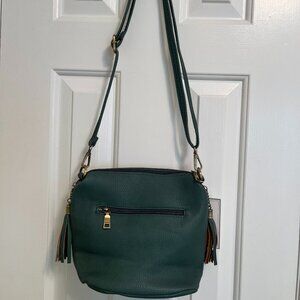 NWT Crossbody Handbag in Teal Green